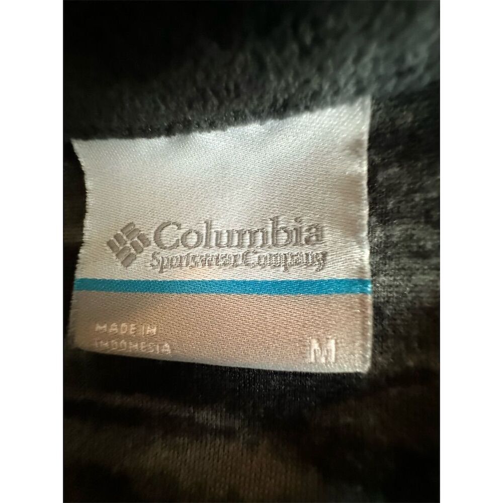 Columbia Women's Gray Camo Half Zip Pullover Size M Long Sleeve - Picture 4 of 7